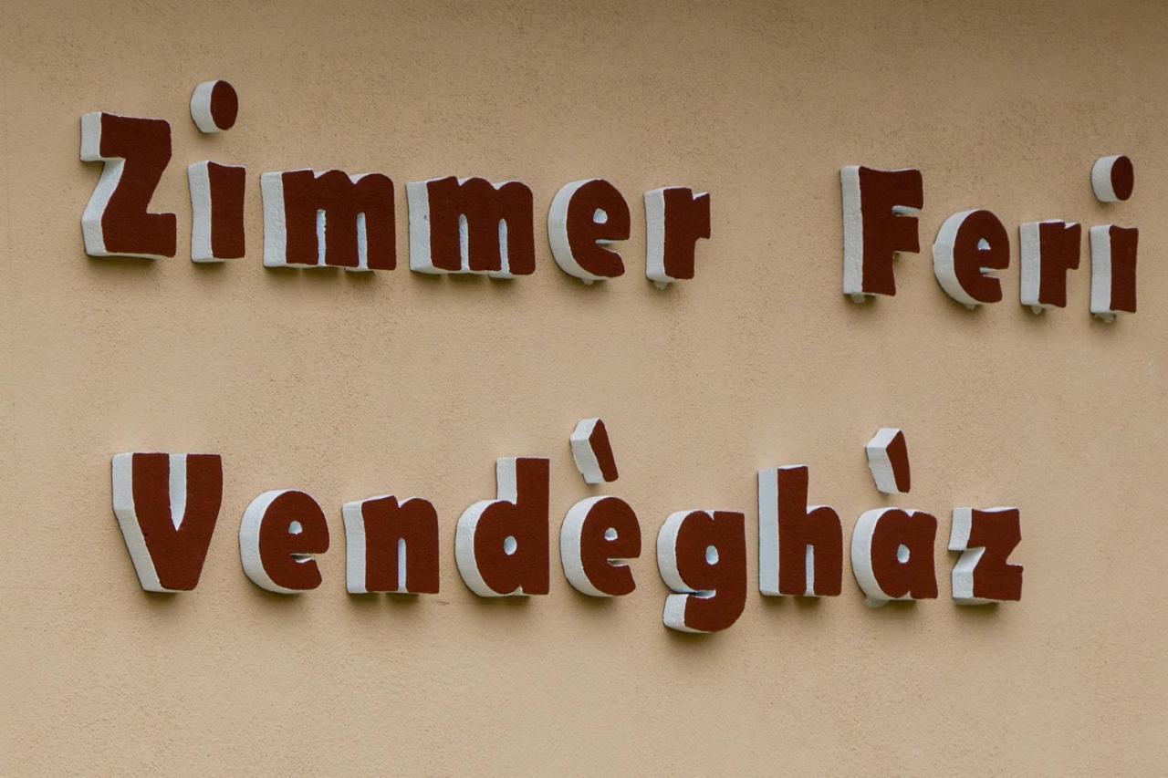 ホテル Zimmer Feri Vendeghaz Abaújszántó エクステリア 写真